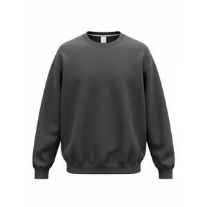 Basic Crewneck Sweatshirt in Black